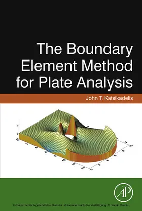 Katsikadelis | The Boundary Element Method for Plate Analysis | E-Book | www.sack.de