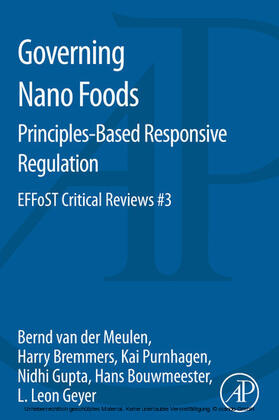 Bremmers / Purnhagen / Gupta | Governing Nano Foods: Principles-Based Responsive Regulation | E-Book | sack.de