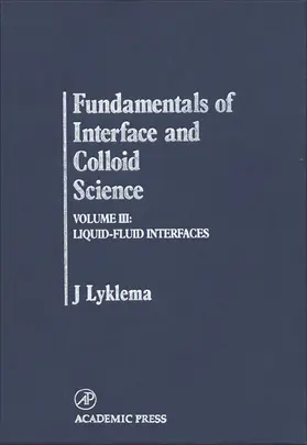 Lyklema |  Fundamentals of Interface and Colloid Science | Buch |  Sack Fachmedien