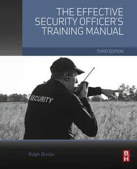 Brislin CPP / Brislin | The Effective Security Officer's Training Manual | E-Book | www.sack.de