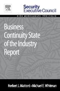Mattord / Whitman |  Business Continuity State of the Industry Report | Buch |  Sack Fachmedien