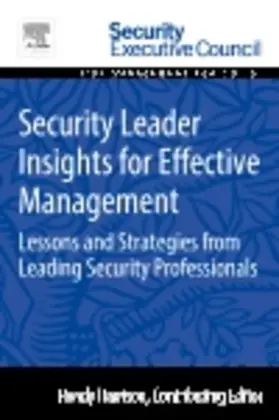 Harrison | Security Leader Insights for Effective Management | E-Book | www.sack.de