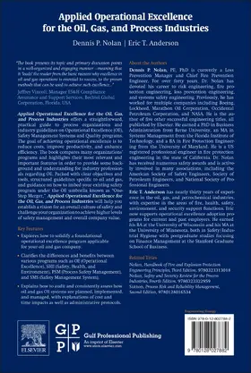 Nolan / Anderson |  Applied Operational Excellence for the Oil, Gas, and Process | Buch |  Sack Fachmedien