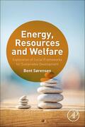 Sorensen |  Energy, Resources and Welfare | Buch |  Sack Fachmedien