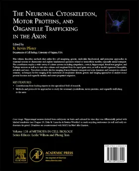 Pfister |  The Neuronal Cytoskeleton, Motor Proteins, and Organelle Trafficking in the Axon | Buch |  Sack Fachmedien