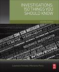 Fennelly / Perry |  Investigations: 150 Things You Should Know | Buch |  Sack Fachmedien