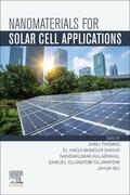 Kalarikkal / Thomas / Mamour Sakho |  Nanomaterials for Solar Cell Applications | Buch |  Sack Fachmedien
