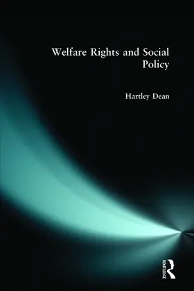 Dean |  Welfare Rights and Social Policy | Buch |  Sack Fachmedien