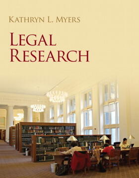 Myers | Legal Research | Buch | 978-0-13-281837-7 | sack.de