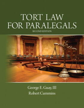Guay III / Cummins |  Tort Law for Paralegals | Buch |  Sack Fachmedien