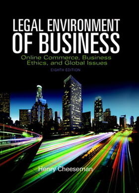 Cheeseman |  Legal Environment of Business | Buch |  Sack Fachmedien