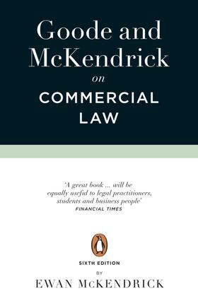 McKendrick / Goode |  Goode and McKendrick on Commercial Law | Buch |  Sack Fachmedien