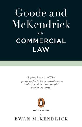 McKendrick / Goode | Goode and McKendrick on Commercial Law | Buch | 978-0-14-199188-7 | sack.de