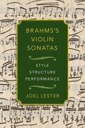 Lester |  Brahms's Violin Sonatas | Buch |  Sack Fachmedien