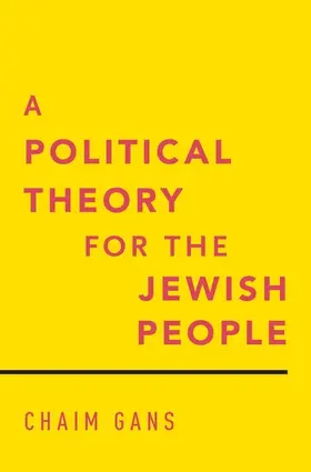 Gans |  Political Theory for the Jewish People | Buch |  Sack Fachmedien