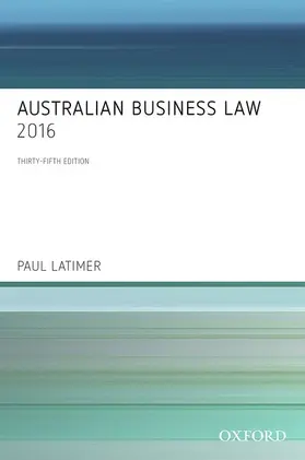 Latimer |  Australian Business Law 2016 | Buch |  Sack Fachmedien
