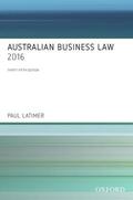 Latimer |  Australian Business Law 2016 | Buch |  Sack Fachmedien
