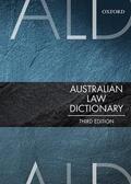 Mann |  Australian Law Dictionary | Buch |  Sack Fachmedien