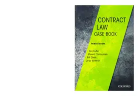 Butler / Christensen / Dixon |  Contract Law Casebook | Buch |  Sack Fachmedien