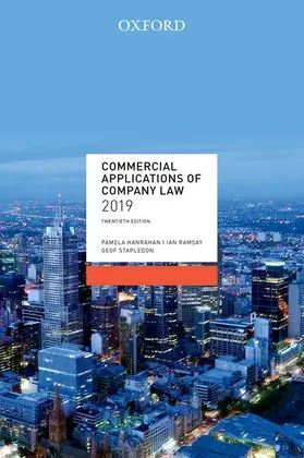 Hanrahan / Ramsay / Stapledon |  Commercial Applications of Company Law 2019 | Buch |  Sack Fachmedien