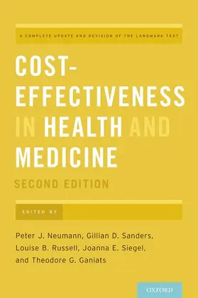 Neumann / Ganiats / Russell |  Cost-Effectiveness in Health and Medicine | Buch |  Sack Fachmedien