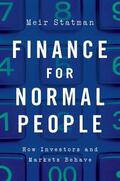Statman |  Finance for Normal People | Buch |  Sack Fachmedien