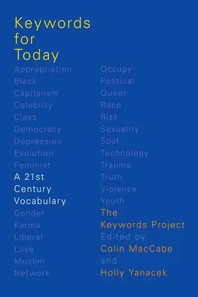 MacCabe / Yanacek | Keywords for Today | Buch | 978-0-19-063657-9 | www.sack.de