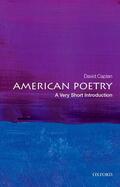 Caplan |  American Poetry: A Very Short Introduction | Buch |  Sack Fachmedien