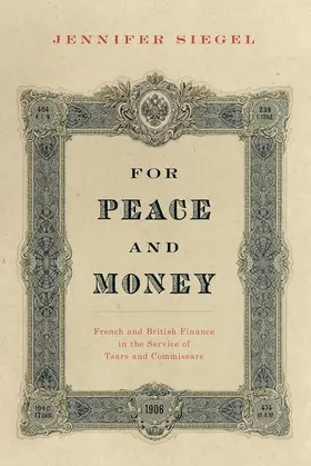 Siegel |  For Peace and Money | Buch |  Sack Fachmedien