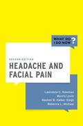 Newman / Levin / Halker |  Headache and Facial Pain | Buch |  Sack Fachmedien