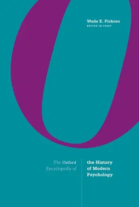  The Oxford Encyclopedia of the History of Modern Psychology | Buch |  Sack Fachmedien