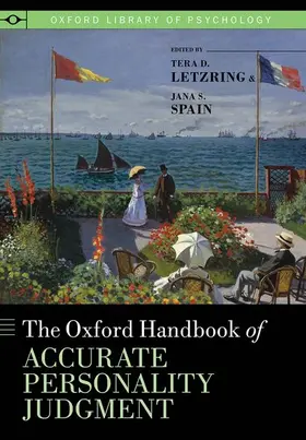 Letzring / Spain |  Oxford Handbook of Accurate Personality Judgment | Buch |  Sack Fachmedien