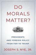Nye |  Do Morals Matter? | Buch |  Sack Fachmedien