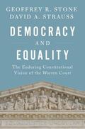 Stone / Strauss |  Democracy and Equality | Buch |  Sack Fachmedien