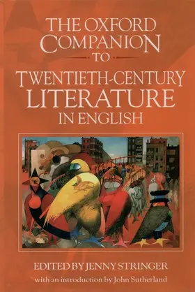 Stringer |  The Oxford Companion to Twentieth-Century Literature in English | Buch |  Sack Fachmedien