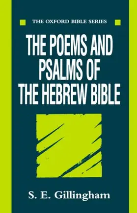  The Poems and Psalms of the Hebrew Bible | Buch |  Sack Fachmedien