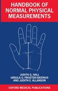 Hall / Froster-Iskenius / Allanson |  Handbook of Normal Physical Measurements | Buch |  Sack Fachmedien