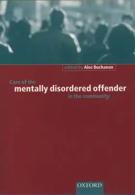 Buchanan |  Care of the Mentally Disordered Offender in the Community | Buch |  Sack Fachmedien