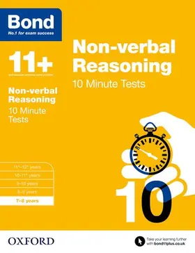Primrose |  Bond 11+: Non-verbal Reasoning: 10 Minute Tests: 7-8 years (for GL Assessment & other 11 plus exams) | Buch |  Sack Fachmedien