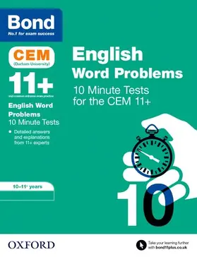 Hughes |  Bond 11+: CEM English Word Problems 10 Minute Tests: Ready for the 2025 Cambridge Select Insight exam | Buch |  Sack Fachmedien
