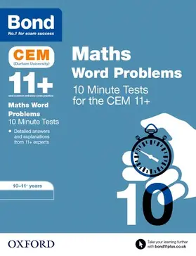 Hughes |  Bond 11+ CEM Maths Word Problems 10 Minute Tests: Ready for the 2026 Cambridge Select Insight exam | Buch |  Sack Fachmedien