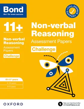 Primrose |  Bond 11+ Non-verbal Reasoning Challenge Assessment Papers 10-11 years: Ready for the 2026 exam (for GL Assessment & other 11 plus exams) | Buch |  Sack Fachmedien