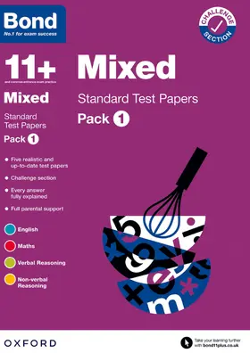 Various |  Bond 11+ Mixed Standard Test Papers: Pack 1: For 11+ GL assessment and Entrance Exams | Buch |  Sack Fachmedien