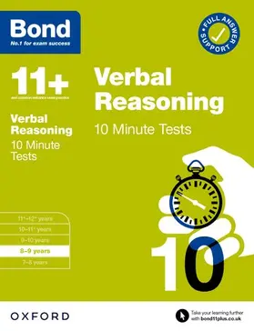 Down |  Bond 11+: Verbal Reasoning 10 Minute Tests with Answer Support 8-9 years (for GL Assessment & other 11 plus exams) | Buch |  Sack Fachmedien