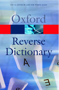  The Oxford Reverse Dictionary | Buch |  Sack Fachmedien