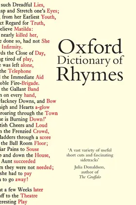 Oxford Dictionary of Rhymes | Buch | 978-0-19-280636-9 | www.sack.de