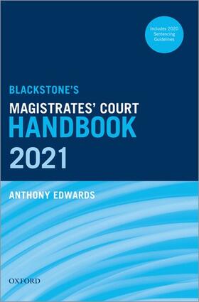 Edwards | Blackstone's Magistrates' Court Handbook 2021 | Buch | sack.de