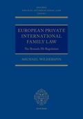 Wilderspin |  European Private International Family Law | Buch |  Sack Fachmedien