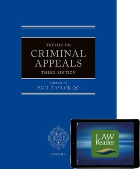 Taylor QC |  Taylor on Criminal Appeals | Buch |  Sack Fachmedien