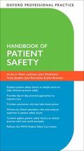 Jayadev / Lachman / Runnacles |  Oxford Professional Practice: Handbook of Patient Safety | Buch |  Sack Fachmedien